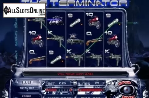 Win Screen . The Terminator from Bwin.Party