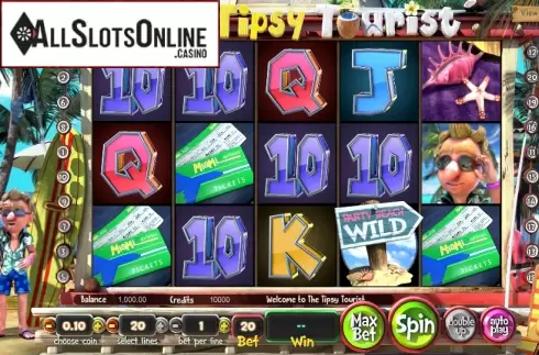 Reels. The Tipsy Tourist from Betsoft