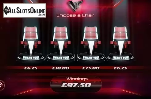 Bonus Game 2. The Voice UK Slot from Mutuel Play