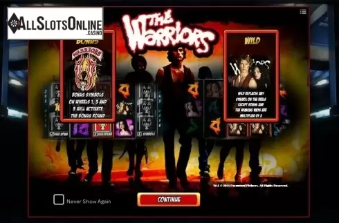 Game features. The Warriors from iSoftBet