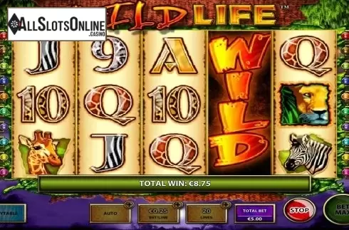 Screen 3. The Wild Life from IGT