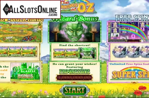 Screen2. The Winnings of Oz from Playtech