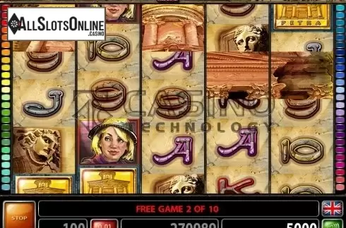 Screen3. The Wonders Of Petra from Casino Technology