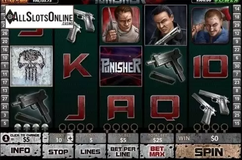 Reels. The Punisher from Playtech