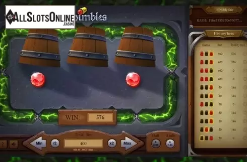 win 2. Thimbles from Evoplay Entertainment