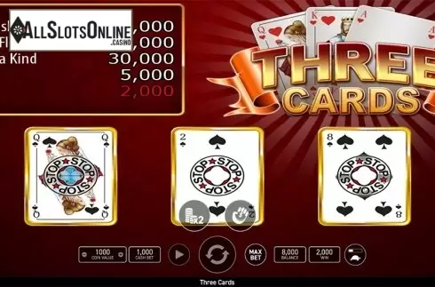 Game workflow . Three Cards Poker (Wazdan) from Wazdan