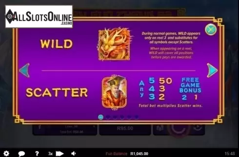 Wild & Scatter. Three Kingdom Wars (San Guo Zheng Ba) from RTG