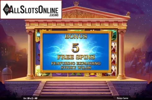 Free Spin Bonus. Throne of Thunder from Roxor Gaming