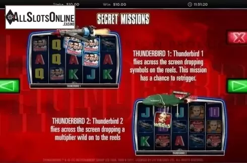 Secret Missions. Thunderbirds (Storm Gaming) from Storm Gaming
