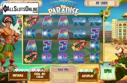 Reel Screen. Ticket to Paradise from Asylum Labs Inc.