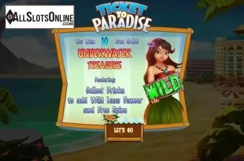 Free Spins Win. Ticket to Paradise from Asylum Labs Inc.
