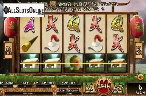 Win Screen . Tiger Slayer from TOP TREND GAMING