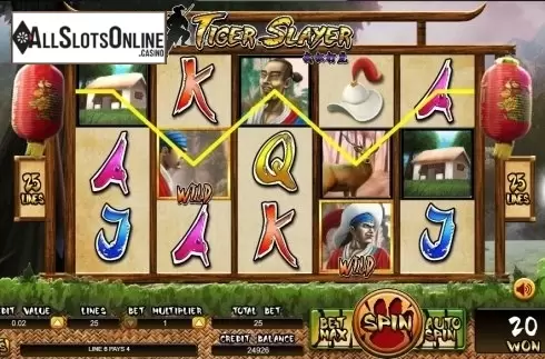 Win Screen 2. Tiger Slayer from TOP TREND GAMING