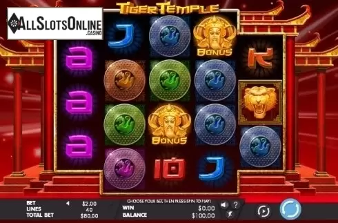 Game Workflow screen. Tiger Temple from Genesis