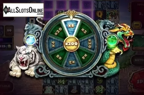 Bonus Game. Tiger and Dragon (Red Rake) from Red Rake