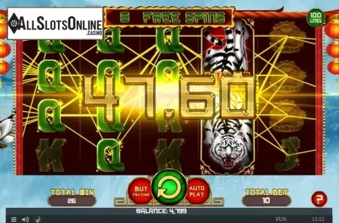 Free Spins 2. Tiger's Charms from Spinomenal