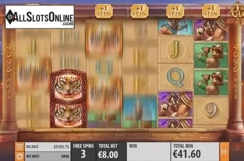 Sticky Wilds. Tiger's Glory from Quickspin