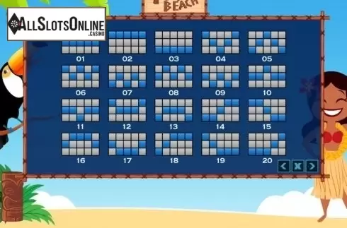 Lines. Tiki Beach (PlayPearls) from PlayPearls