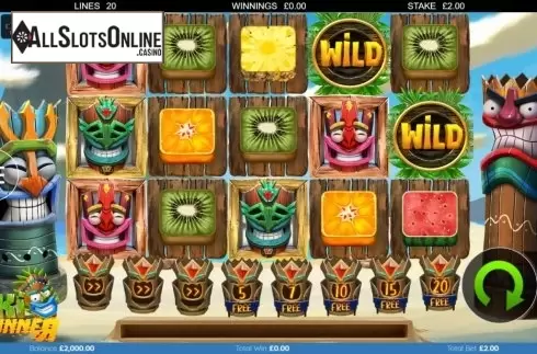 Reel Screen. Tiki Runner from Bulletproof Games