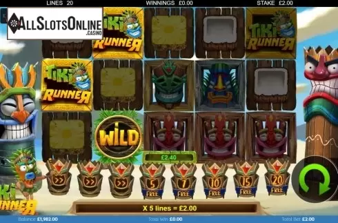 Win Screen 2. Tiki Runner from Bulletproof Games