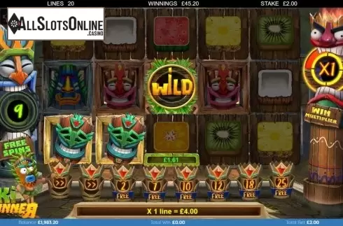 Free Spins 1. Tiki Runner from Bulletproof Games