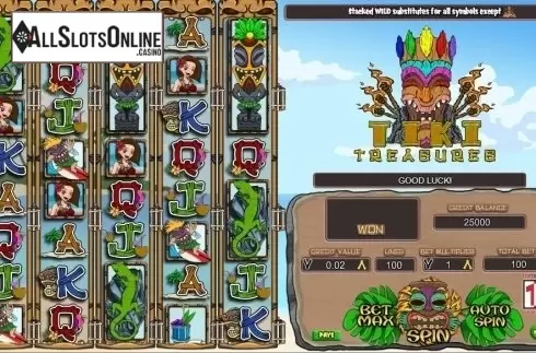 Game Workflow screen . Tiki Treasures (TTG) from TOP TREND GAMING