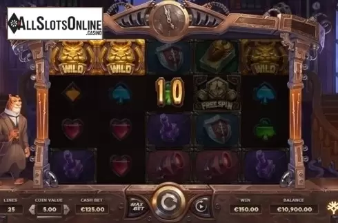 Win Screen. Time Travel Tigers from Yggdrasil