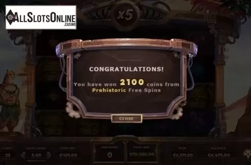 Prehistoric Spins Win. Time Travel Tigers from Yggdrasil