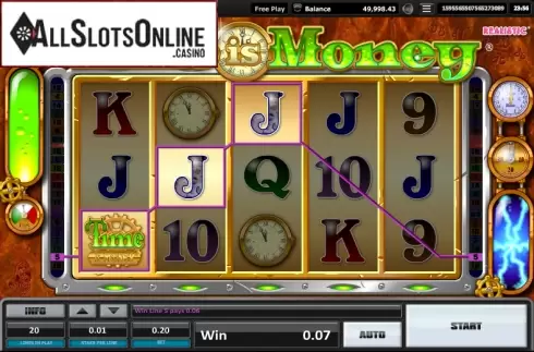 Screen 1. Time is money from Realistic
