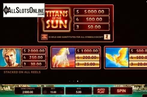 Screen4. Titans of the Sun Hyperion from Microgaming