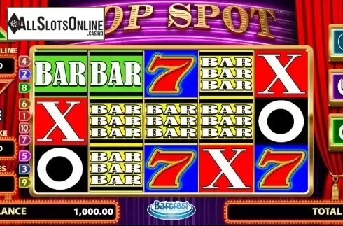 Reel screen. Top Spot from Barcrest