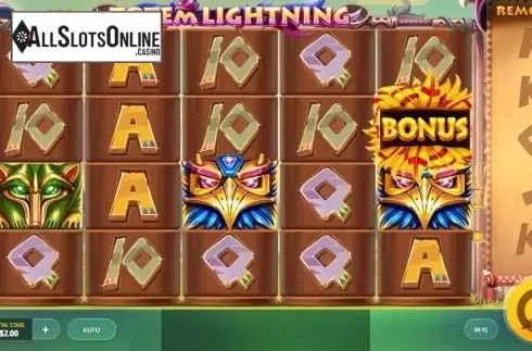 Screen 1. Totem Lightning from Red Tiger
