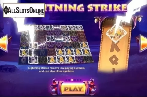 Paytable 2. Totem Lightning Power Reels from Red Tiger