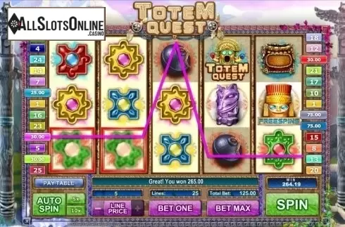 Win Screen . Totem Quest from GamesOS