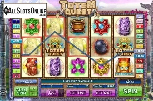 Win Screen 2. Totem Quest from GamesOS