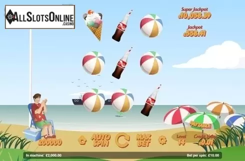 Reels screen. Treasure Coast from Magnet Gaming