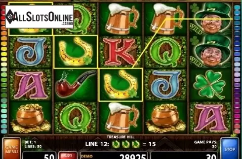 Screen 2. Treasure Hill from Casino Technology