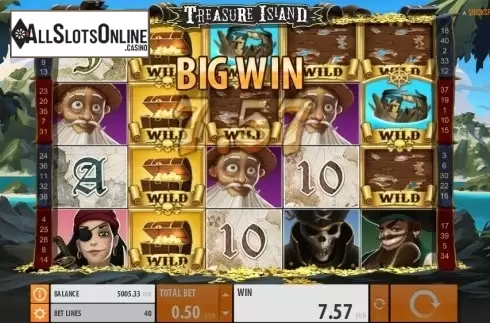 Big Win. Treasure Island (Quickspin) from Quickspin