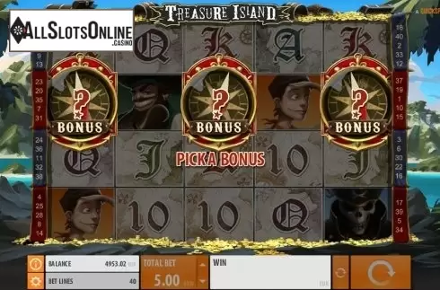 Bonus. Treasure Island (Quickspin) from Quickspin