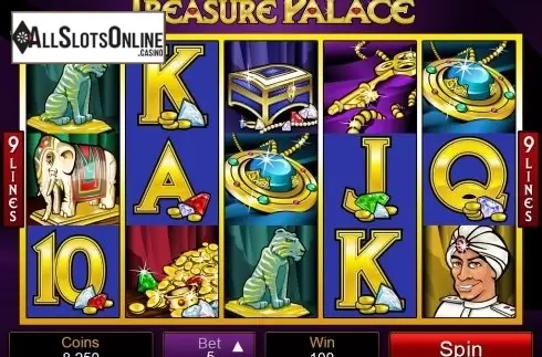 Screen2. Treasure Palace from Microgaming
