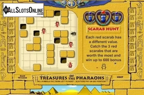 Paytable 2. Treasure of the Pharaohs from Pragmatic Play