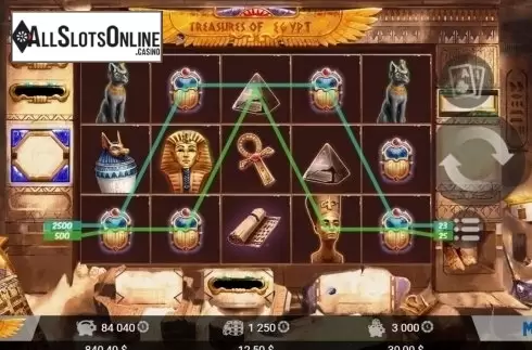 Screen5. Treasures of Egypt (MrSlotty) from MrSlotty