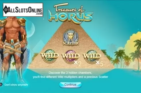 Screen 1. Treasure of Horus from IronDog