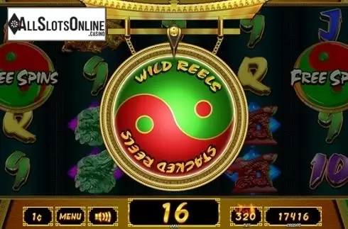 Bonus Game screen. Treasures of the East from Incredible Technologies