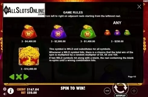 Game Rules 1. Tree of Riches from Pragmatic Play