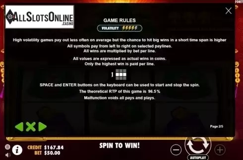 Game Rules 2. Tree of Riches from Pragmatic Play