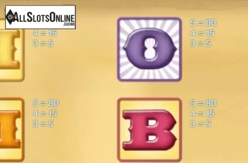 Paytable 4. Tres Hombres from OMI Gaming