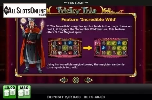 Wild 1. Tricky Trio from Merkur