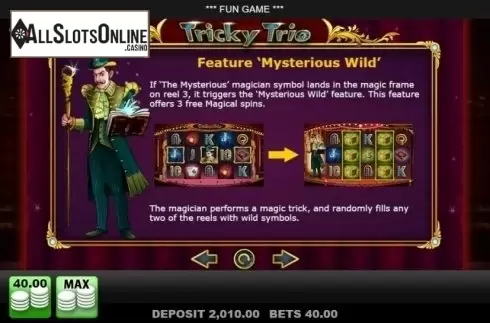 Wild 2. Tricky Trio from Merkur