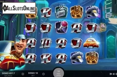 Free Spins Reels. Trip to the Future from Evoplay Entertainment